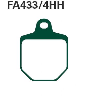 EBC - Gesinterde superbike remblokken - FA433/4HH EBC - Gesinterde superbike remblokken - FA433/4HH