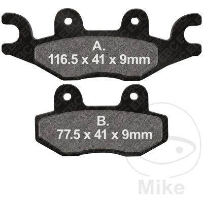 Plaquettes de frein EBC MX Enduro Carbone - Plaquettes de frein - Publicité Plaquettes de frein EBC MX Enduro Carbone - Plaquettes de frein - Publicité