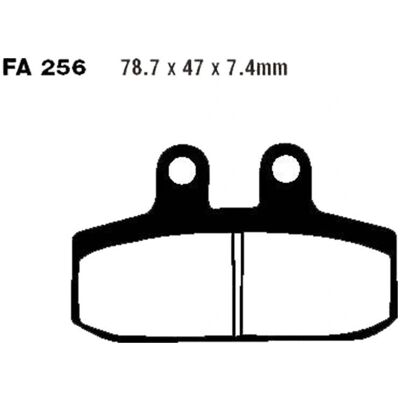 EBC SFA256HH - Pastillas de freno para scooter - Alta resistencia EBC SFA256HH - Pastillas de freno para scooter - Alta resistencia