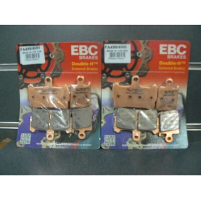 Pastiglie freno EBC BRAKES FA499/4HH Metallo Fritto - HONDA Pastiglie freno EBC BRAKES FA499/4HH Metallo Fritto - HONDA