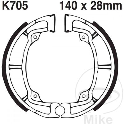 EBC Brakes K705 Bremseklosser - Bremseklosssett EBC Brakes K705 Bremseklosser - Bremseklosssett