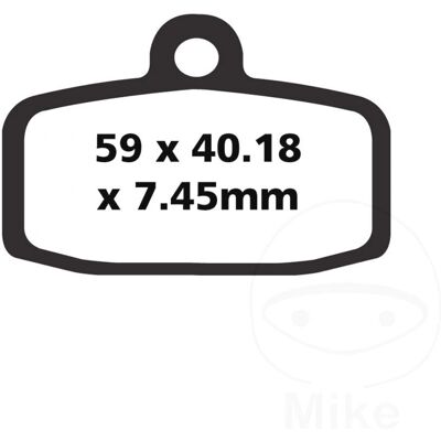 EBC Brakes FA612TT Carbon Brake Pads - Brake Type EBC Brakes FA612TT Carbon Brake Pads - Brake Type
