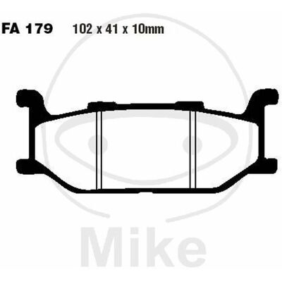EBC V - Semi Sintered Touring Brake Pads - Brzdové destičky EBC V - Semi Sintered Touring Brake Pads - Brzdové destičky