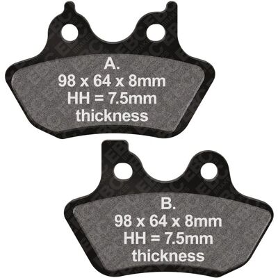 Plaquettes de frein semi-sinterisées EBC FA400V - Cruiser/Streetbike - Publicité Plaquettes de frein semi-sinterisées EBC FA400V - Cruiser/Streetbike - Publicité