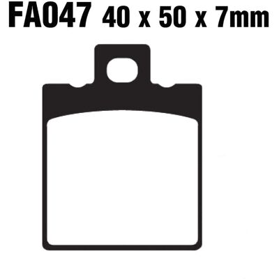 EBC - Pastiglie freno semi-sinterizzate per touring - FA047V EBC - Pastiglie freno semi-sinterizzate per touring - FA047V