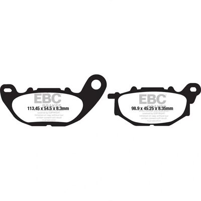 EBC Organic Bremseklodser FA663 - Motorcykel EBC Organic Bremseklodser FA663 - Motorcykel