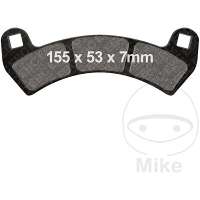 EBC Bremsen - FA680R - Links-vorne - Motorrad - Bremsbelag-Set EBC Bremsen - FA680R - Links-vorne - Motorrad - Bremsbelag-Set