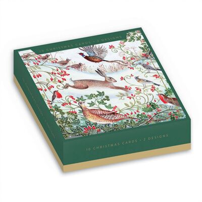 Woodmansterne - Winter Wildlife - Box of 10 - Greeting cards Woodmansterne - Winter Wildlife - Box of 10 - Greeting cards