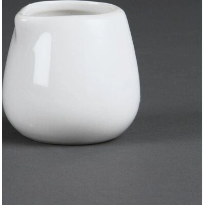 Olympia Whiteware Milk & Cream Pots - 228ml - Set of 12 Olympia Whiteware Milk & Cream Pots - 228ml - Set of 12