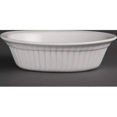 Piatto da forno ovale bianco Olympia - 17cm Piatto da forno ovale bianco Olympia - 17cm