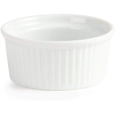 Olympia Ramequins en Porcelaine Blanche - 85mm - Lot de 12 Olympia Ramequins en Porcelaine Blanche - 85mm - Lot de 12