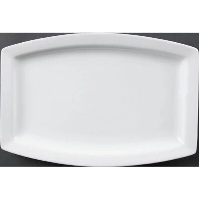 Olympia Whiteware rektangulär tallrik - 320mm - Stapelbar Olympia Whiteware rektangulär tallrik - 320mm - Stapelbar