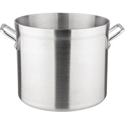 Vogue Aluminium Stockpot - 15.1L, 285mm diameter, Robust handles Vogue Aluminium Stockpot - 15.1L, 285mm diameter, Robust handles
