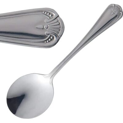Olympia Jesmond Soup Spoon 168mm - Kitchen Utensil Olympia Jesmond Soup Spoon 168mm - Kitchen Utensil