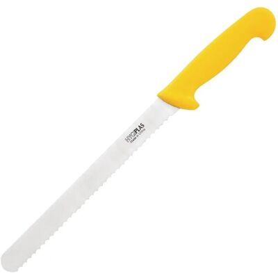 Cuchillo de Chef Amarillo con Dientes - Utensilio de Cocina Cuchillo de Chef Amarillo con Dientes - Utensilio de Cocina