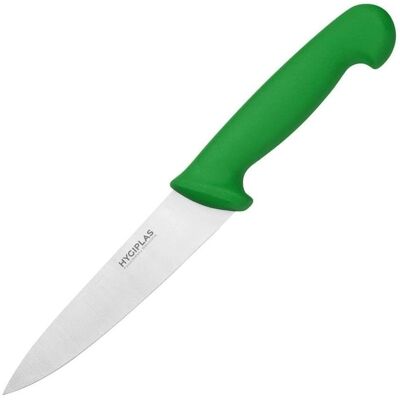Cuchillo de Cocina Verde 16cm - Cuchillo de Chef Hygiplas Cuchillo de Cocina Verde 16cm - Cuchillo de Chef Hygiplas