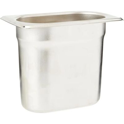 VOGUE Contenedor GN 1/9 de Acero Inoxidable - 150mm Almacenamiento Compacto VOGUE Contenedor GN 1/9 de Acero Inoxidable - 150mm Almacenamiento Compacto