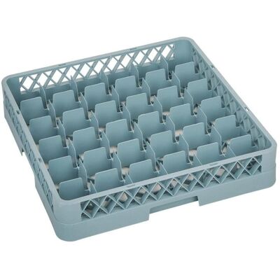 Vogue Rack à Verres 36 Compartiments Plastique 50x50cm - Rangement à Verres - Publicité Vogue Rack à Verres 36 Compartiments Plastique 50x50cm - Rangement à Verres - Publicité