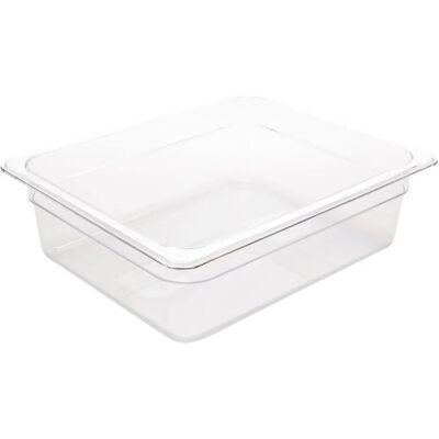 Vogue U229 Contenedor GN de Policarbonato - 6L, 100mm profundo, Transparente Vogue U229 Contenedor GN de Policarbonato - 6L, 100mm profundo, Transparente