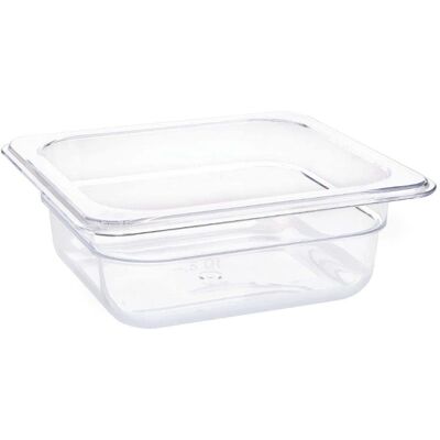 Vogue GN1/6 65mm Trasparente 1.05L - Contenitore Gastronorm Vogue GN1/6 65mm Trasparente 1.05L - Contenitore Gastronorm