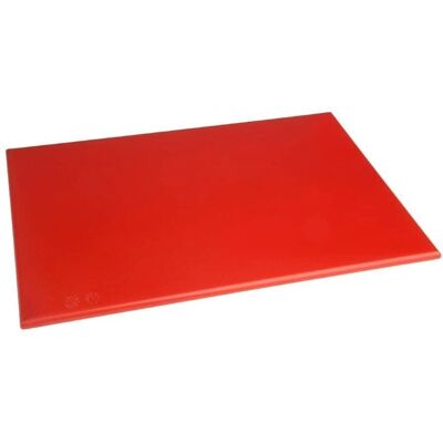 Tagliere antibatterico ad alta densità rosso - Hygiplas 46x30.5x1.3cm Tagliere antibatterico ad alta densità rosso - Hygiplas 46x30.5x1.3cm