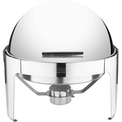 Chafing Dish en Inox Olympia - Rond 6L Rolltop - Publicité Chafing Dish en Inox Olympia - Rond 6L Rolltop - Publicité