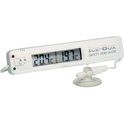 Thermomètre Hygiplas pour Réfrigérateur et Congélateur - Alarme & Grand Écran - Publicité Thermomètre Hygiplas pour Réfrigérateur et Congélateur - Alarme & Grand Écran - Publicité