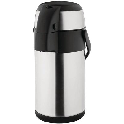 Olympia Stainless Steel Pump Pitcher - 2.5L - Hot & Cold Drinks Olympia Stainless Steel Pump Pitcher - 2.5L - Hot & Cold Drinks