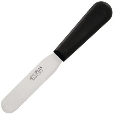 Hygiplas Model D401 - Black Stainless Steel Palette Knife - 10cm Hygiplas Model D401 - Black Stainless Steel Palette Knife - 10cm