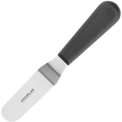 Cuchillo espátula curvada de acero inoxidable 100mm Hygiplas - Herramienta de cocina Cuchillo espátula curvada de acero inoxidable 100mm Hygiplas - Herramienta de cocina