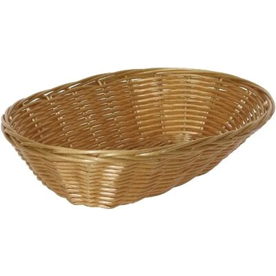 Panier ovale en polypropylène Olympia 230 mm - Lot de 6 - Panier - Publicité Panier ovale en polypropylène Olympia 230 mm - Lot de 6 - Panier - Publicité
