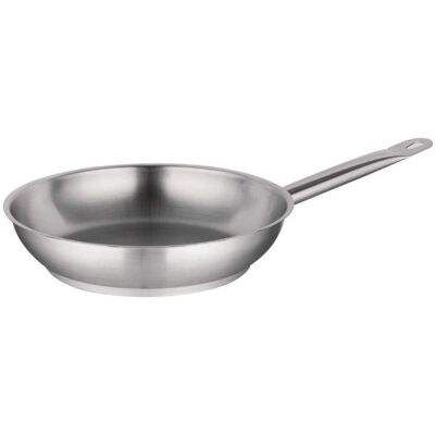 Sartén de Acero Inoxidable VOGUE - 28cm - Utensilios de Cocina Sartén de Acero Inoxidable VOGUE - 28cm - Utensilios de Cocina