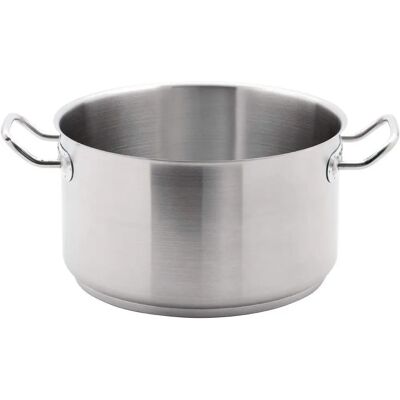 Vogue Stainless Steel Stew Pan - 9.5L - Professional Quality Vogue Stainless Steel Stew Pan - 9.5L - Professional Quality