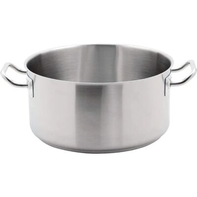 Poêle à ragoût en inox Vogue - 12,5L - Convient induction - Publicité Poêle à ragoût en inox Vogue - 12,5L - Convient induction - Publicité