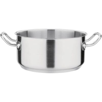 Vogue RVS Induction Cookware - 24cm 4.5L - Professional Stainless Steel Pot Vogue RVS Induction Cookware - 24cm 4.5L - Professional Stainless Steel Pot