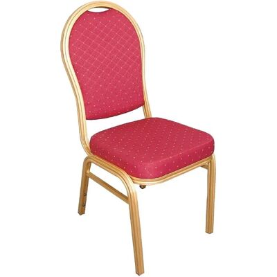 Chaises de Banquet en Aluminium Rouge - Lot de 4 - Bolero - Publicité Chaises de Banquet en Aluminium Rouge - Lot de 4 - Bolero - Publicité