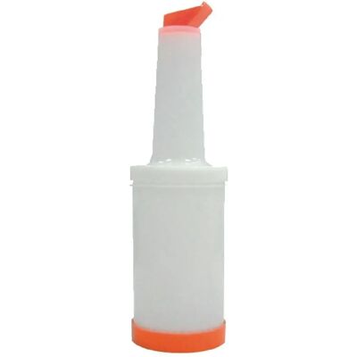 Vogue Distributeur de Bouteille Orange 1L - Pour liquides - Publicité Vogue Distributeur de Bouteille Orange 1L - Pour liquides - Publicité