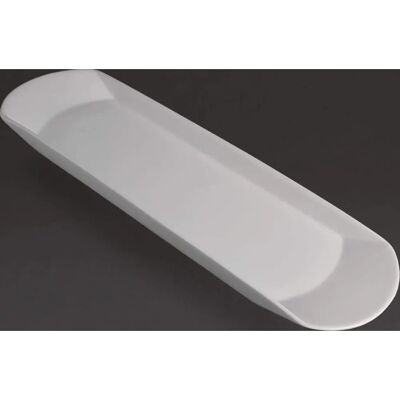 Plato de Servicio Olympia Whiteware - 650mm, Rectangular, Blanco, Duradero Plato de Servicio Olympia Whiteware - 650mm, Rectangular, Blanco, Duradero