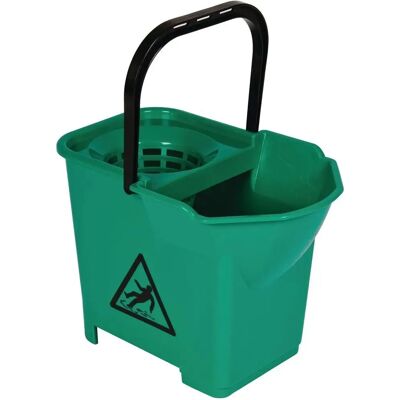 Seau à mop vert Jantex - Mop bucket - Publicité Seau à mop vert Jantex - Mop bucket - Publicité