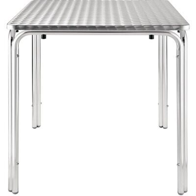 Bolero Weatherproof Square Bistro Table - Stainless Steel 70cm Bolero Weatherproof Square Bistro Table - Stainless Steel 70cm