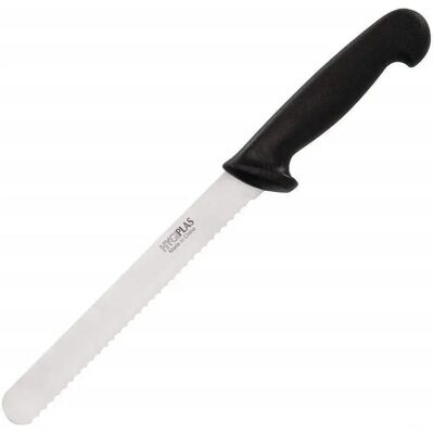 Hygiplas 205 mm Stainless Steel Bread Knife - Dishwasher Safe Hygiplas 205 mm Stainless Steel Bread Knife - Dishwasher Safe