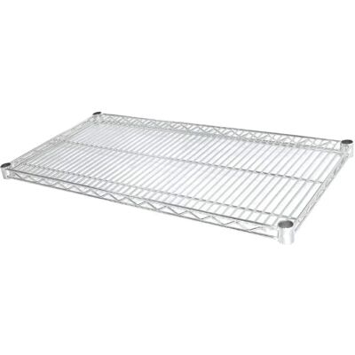 Étagères Chromées Vogue - 1525x457mm - Lot de 2 - Publicité Étagères Chromées Vogue - 1525x457mm - Lot de 2 - Publicité