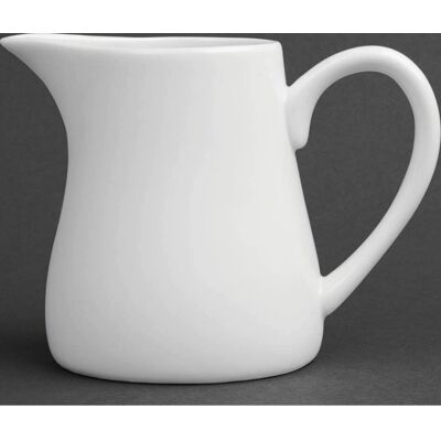 Olympia Whiteware Milk Jugs 212ml - Set of 6 Olympia Whiteware Milk Jugs 212ml - Set of 6