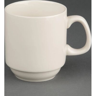 Tasse empilable Ivoire 285ml Olympia - Tasse - Publicité Tasse empilable Ivoire 285ml Olympia - Tasse - Publicité
