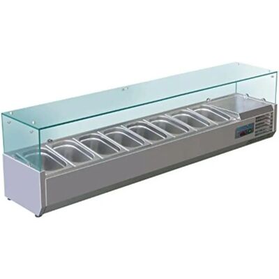 Polar G-Series Countertop Prep Fridge 8x 1/4GN - Countertop Prep Fridge Polar G-Series Countertop Prep Fridge 8x 1/4GN - Countertop Prep Fridge