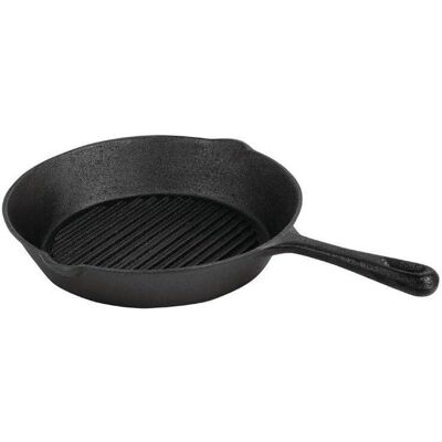 Sartén redonda de hierro fundido con ranurado Vogue MM652 - Sartén Sartén redonda de hierro fundido con ranurado Vogue MM652 - Sartén