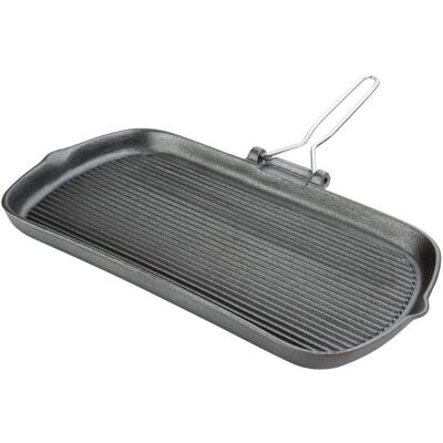 Vogue Gjutjärns Grillpanna - 22,5x38cm - Induktionskompatibel Vogue Gjutjärns Grillpanna - 22,5x38cm - Induktionskompatibel