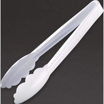 Vogue - Kristallon - Blanco - 230mm - Pinzas para servir Vogue - Kristallon - Blanco - 230mm - Pinzas para servir