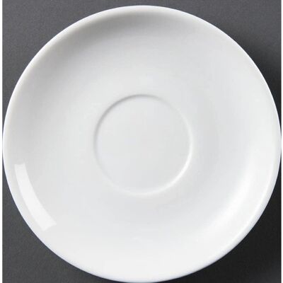 Olympia Whiteware Stackable Saucers - 200ml, 12 pcs Olympia Whiteware Stackable Saucers - 200ml, 12 pcs