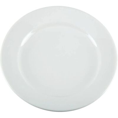 Olympia Whiteware Large Rim Plate - Dinner Plate Olympia Whiteware Large Rim Plate - Dinner Plate
